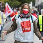 2020-09-30 Tarifrunde OeD Warnstreik Klinikum Hanau und Altenpflegezentrum Rodenbach