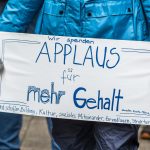 ver.di macht Druck - "Wir spenden Applaus für mehr Gehalt"