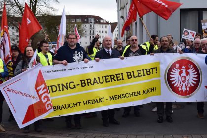 Binding bleibt - Protest in Bielefeld