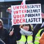 Warnstreik der Beschäftigten aus den Landkreisen Hochtaunus, Maintaunus und Wetterau am 2. März in Hofheim