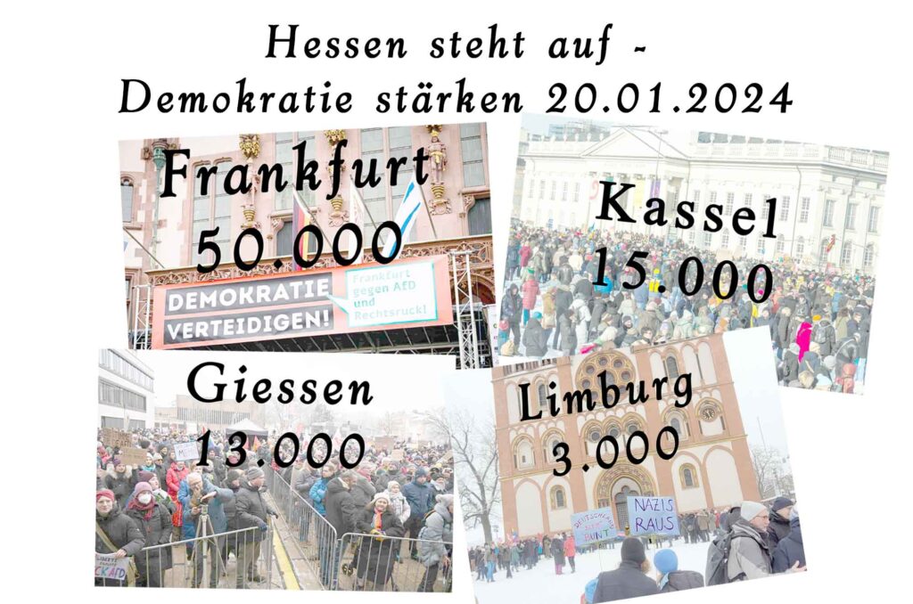 Kundgebung "Demokratie stärken" am 20.01.2024