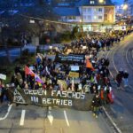 17.000 Teilnehmer/innen bei der Kundgebung "Demokratie stärken" am 23.01.2024 in Darmstadt