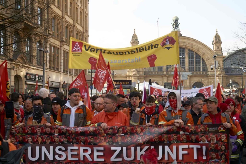 Für sichere Arbeitsplätze und einen starken Sozialstaat