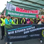 Tarifverhandlungen für den Öffentlichen Dienst und für die Luftsicherheitskräfte, Warnstreik am 10.03.2025 am Flughafen Frankfurt