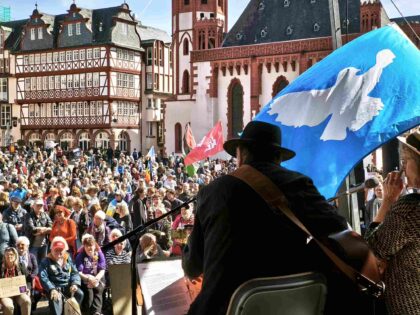 Kundgebung auf dem Römerberg