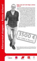 RollUp 11 der Ausstellung ALTERSARMUT STOPPEN - RENTE SICHERN