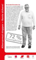 RollUp 12 der Ausstellung ALTERSARMUT STOPPEN - RENTE SICHERN