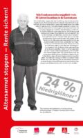 RollUp 4 der Ausstellung ALTERSARMUT STOPPEN - RENTE SICHERN