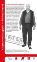 RollUp Nr 6 RollUp 6 der Ausstellung ALTERSARMUT STOPPEN - RENTE SICHERN