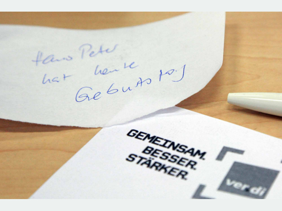 Regieplan: Beispiel Tagungsleitung