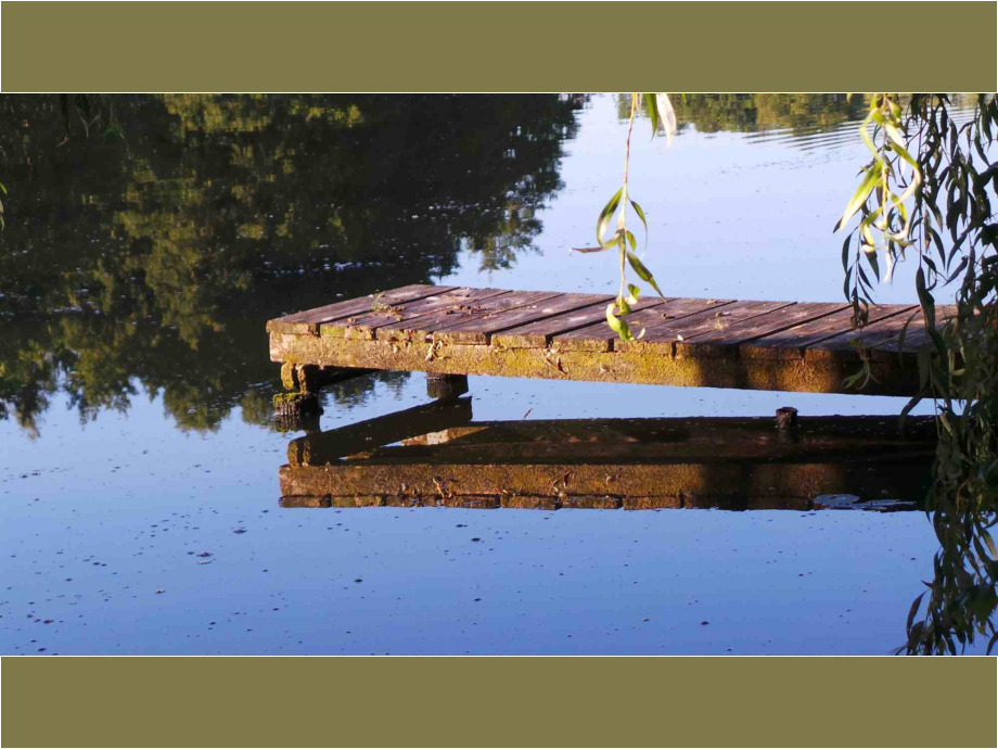 Ruhiger Moment am Fluss