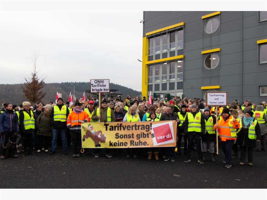 2019-02-05 Streik bei Amazon Bad Hersfeld