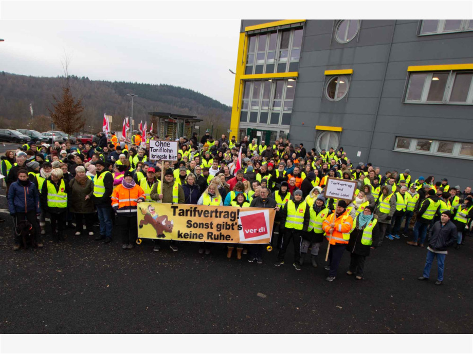 2019-02-05 Streik bei Amazon Bad Hersfeld