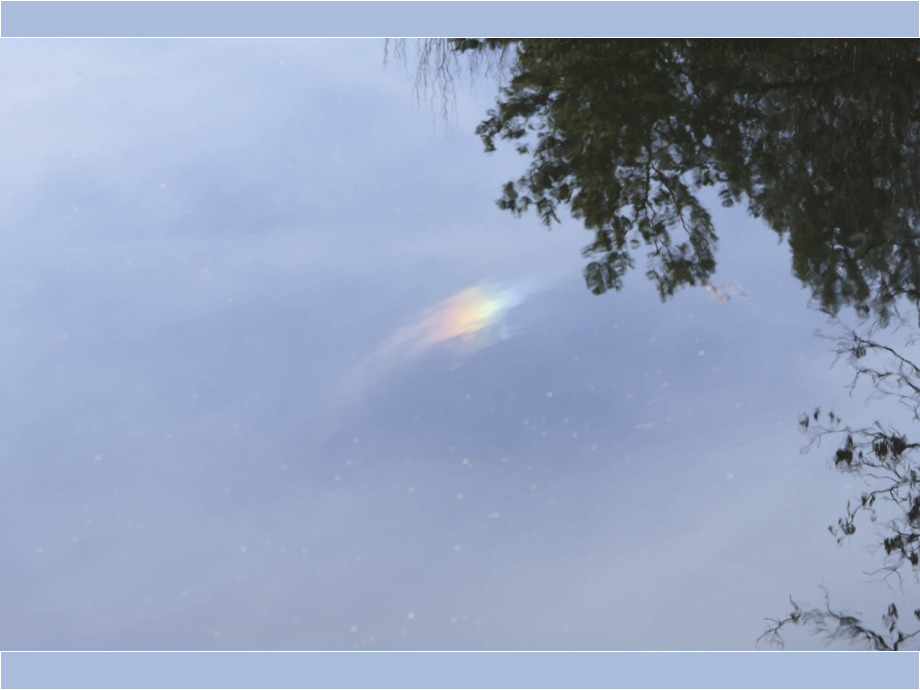 Wolkenspiegelung im Wasser