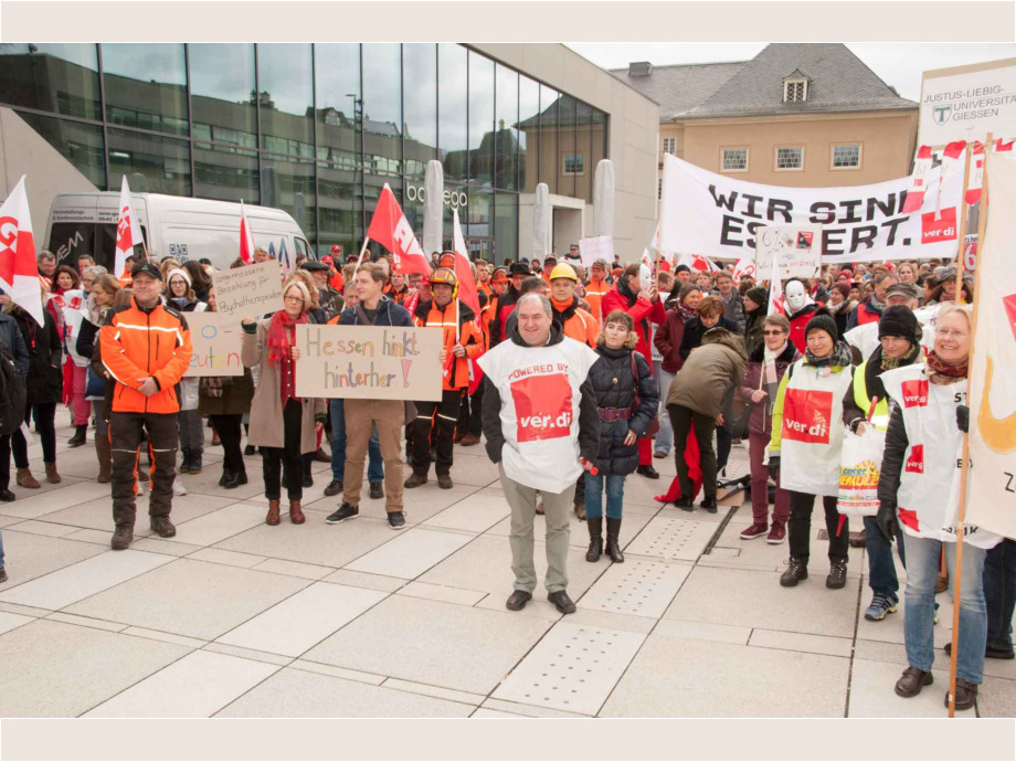 2019-03-23 Warnstreik der Beschäftigten des Landes Hessen 2019-03-23 Warnstreik der Beschäftigten des Landes Hessen
