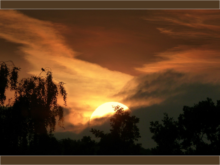 Wolken und Sonne