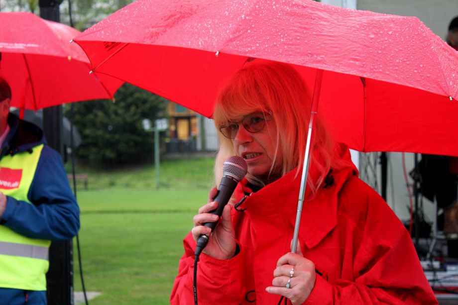 Geschäftsführerin des Bezirks Wiesbaden, Andrea Baum Geschäftsführerin des Bezirks Wiesbaden, Andrea Baum.
