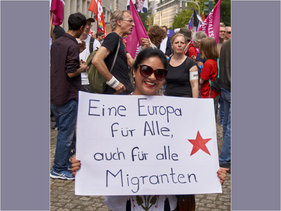 Für ein demokratisches, soziales Europa ohne Nationalismus!