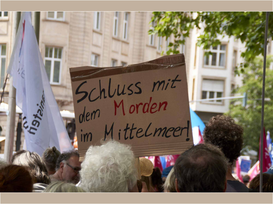 Schluss mit den Morden im Mittelmeer!