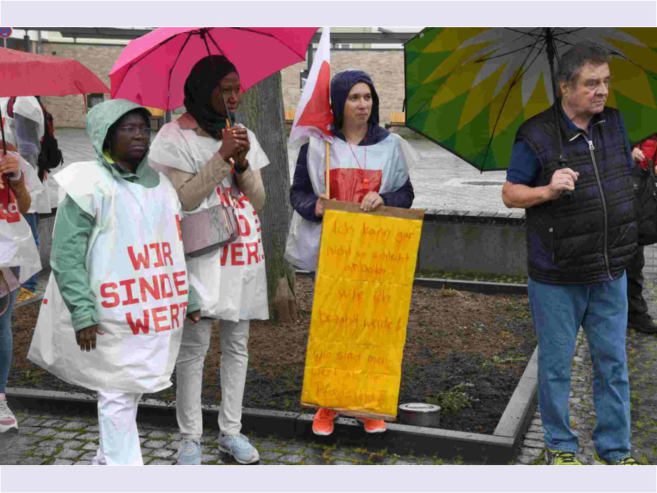 Mit dem Warnstreik wollen die DRK-Mitarbeiter den Druck im Tarifstreit erhöhen.