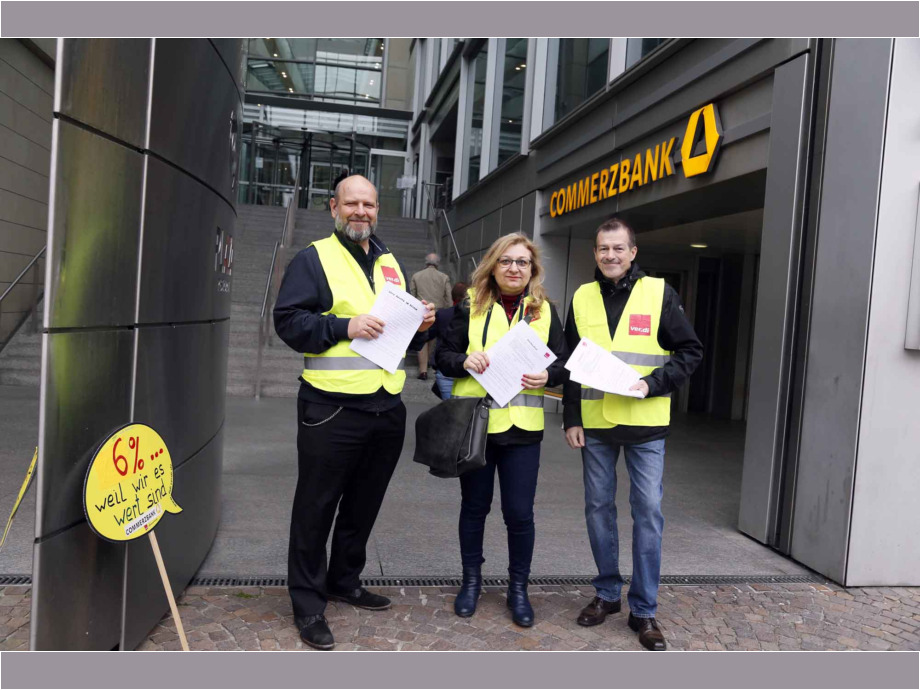 Streikkundgebung der Bankbeschäftigten am 17. Mai 2019 in Franfurt