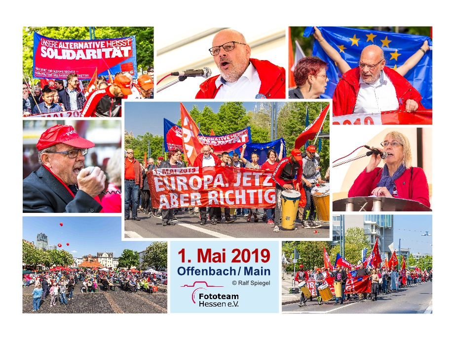 Maikundgebung 2019 in Offenbach am Main Maikundgebung 2019 in Offenbach am Main