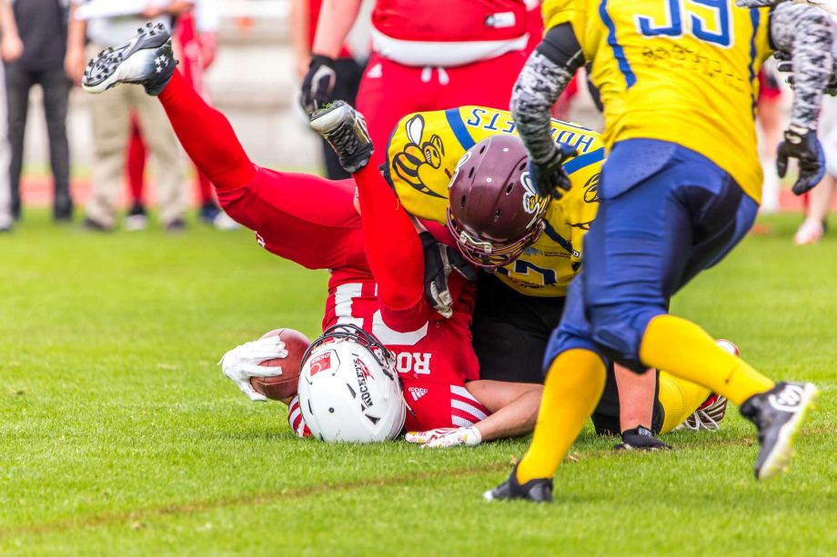 Rhein-Main Rockets vs. Hanau Hornets, 30.05.2019 American Football bei den Rhein-Main Rockets