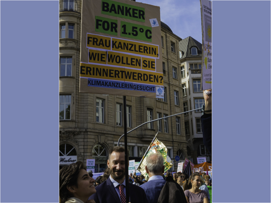 Banker for Klimaschutz