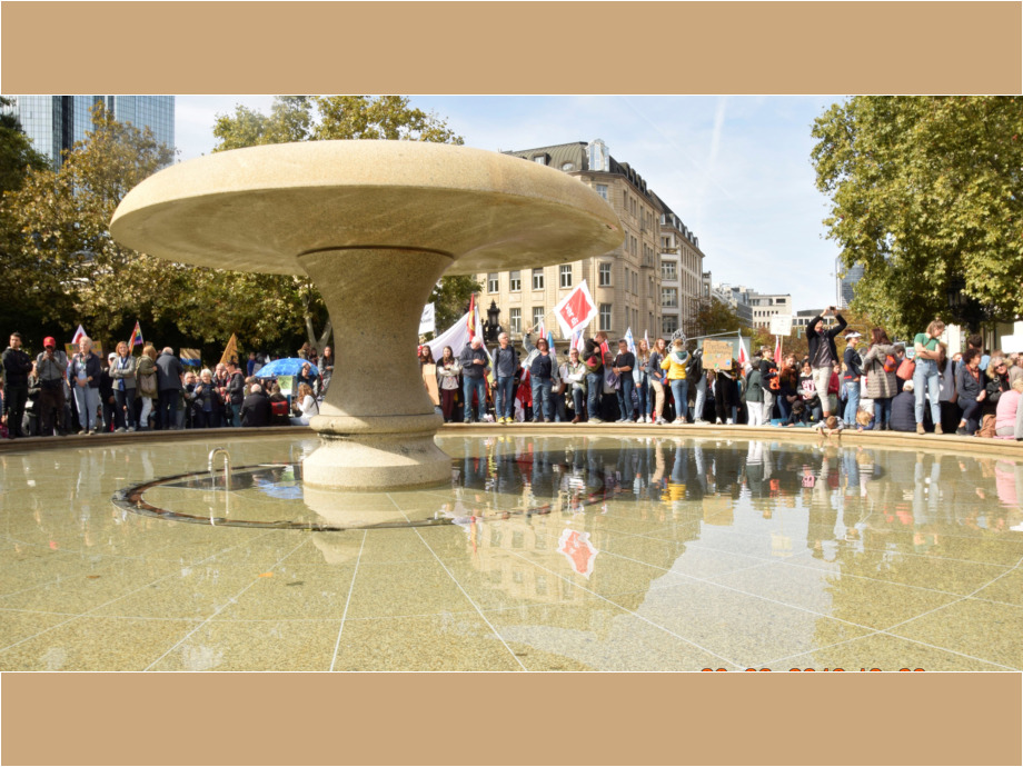 Auftaktkundgebung an der Alten Oper