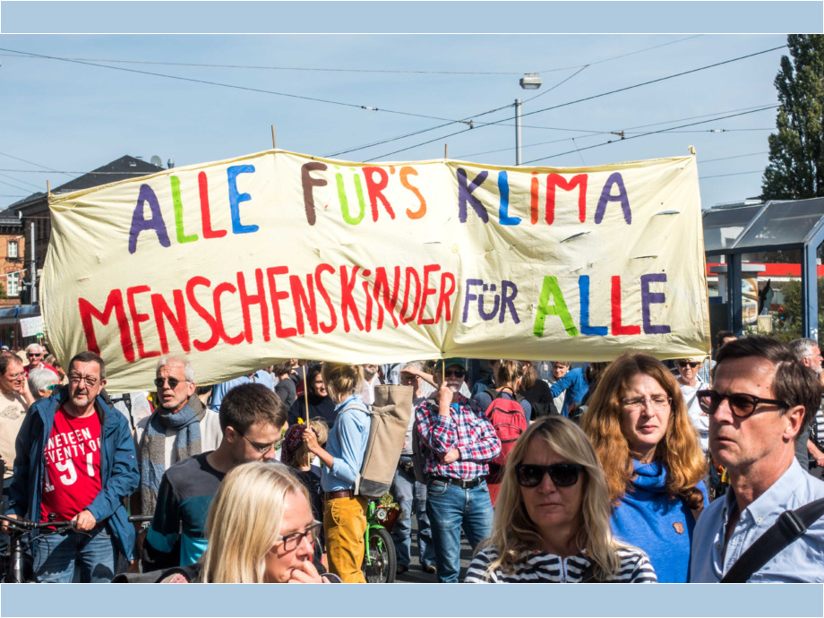 Demonstration in Darmstadt