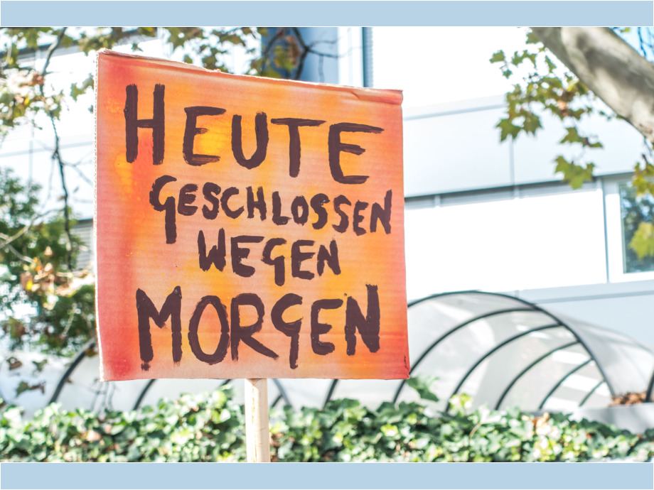 Klimastreik für eine lebenswerte Zukunft