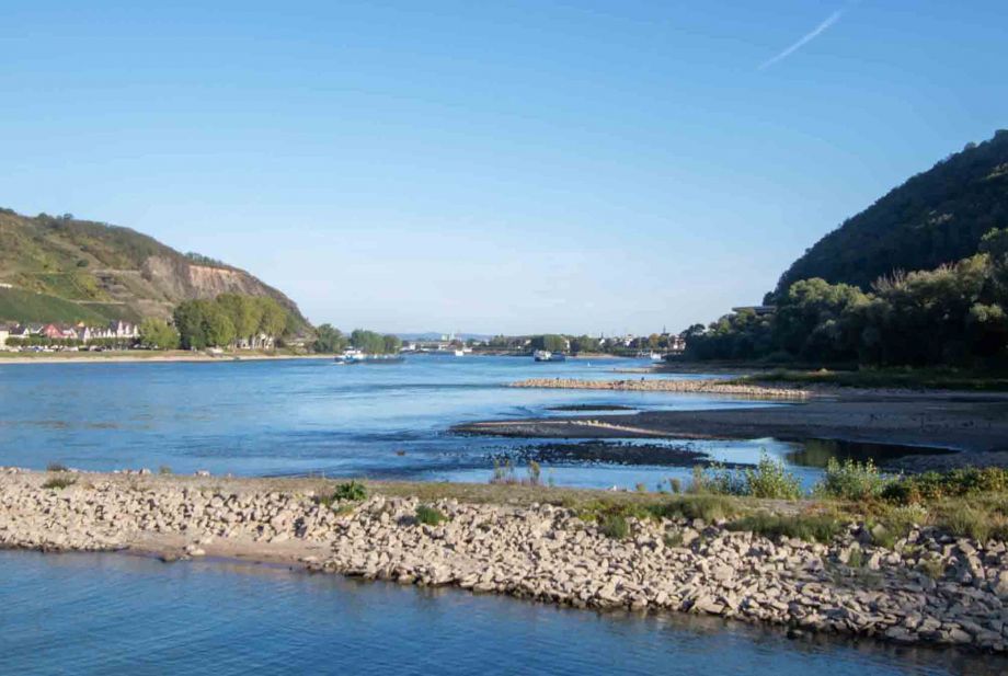 der Rhein bei Andernach der Rhein bei Andernach
