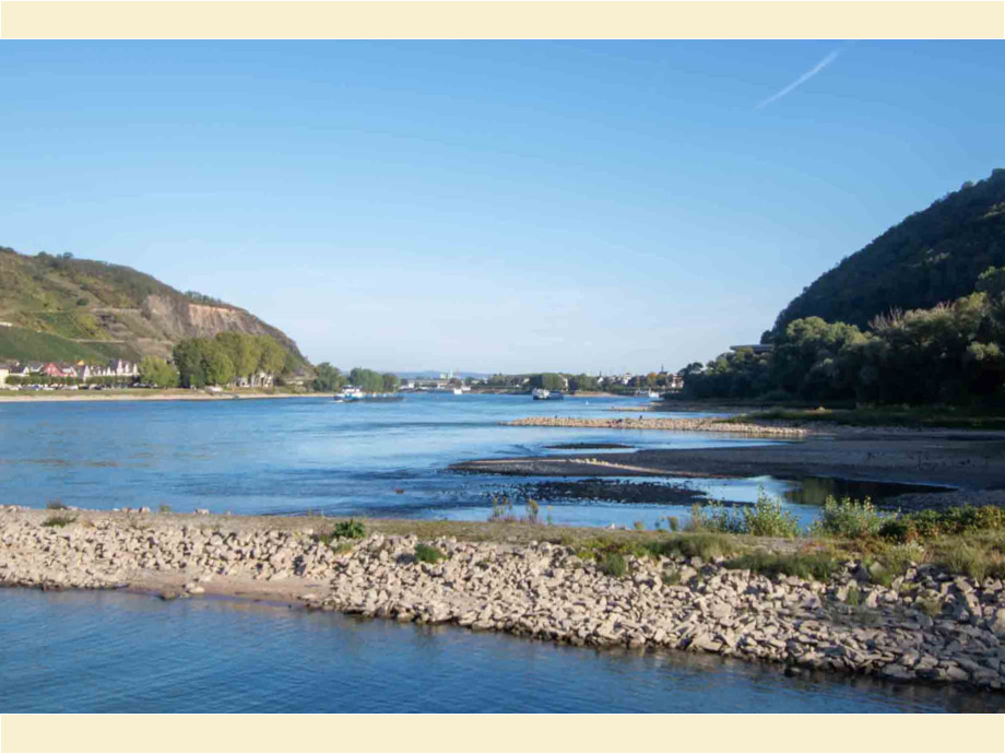 der Rhein bei Andernach der Rhein bei Andernach