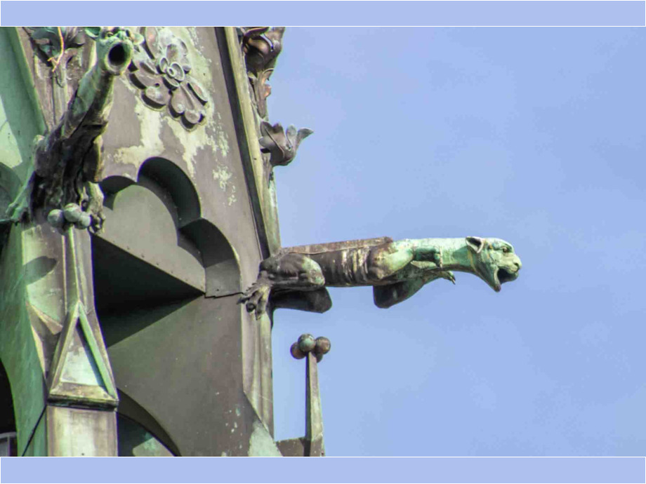 Wasserspeier ohne Wasser Wasserspeier ohne Wasser