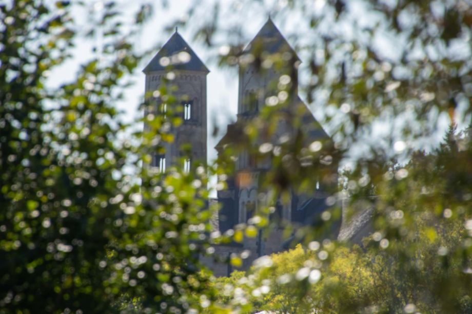 die Klosterkirche ist allgegenwärtig die Klosterkirche ist allgegenwärtig