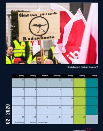 Monatskalender 2020