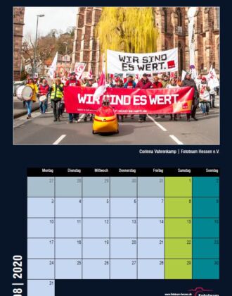 Monatskalender 2020