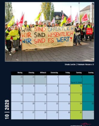 Monatskalender 2020