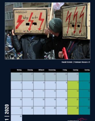 Monatskalender 2020