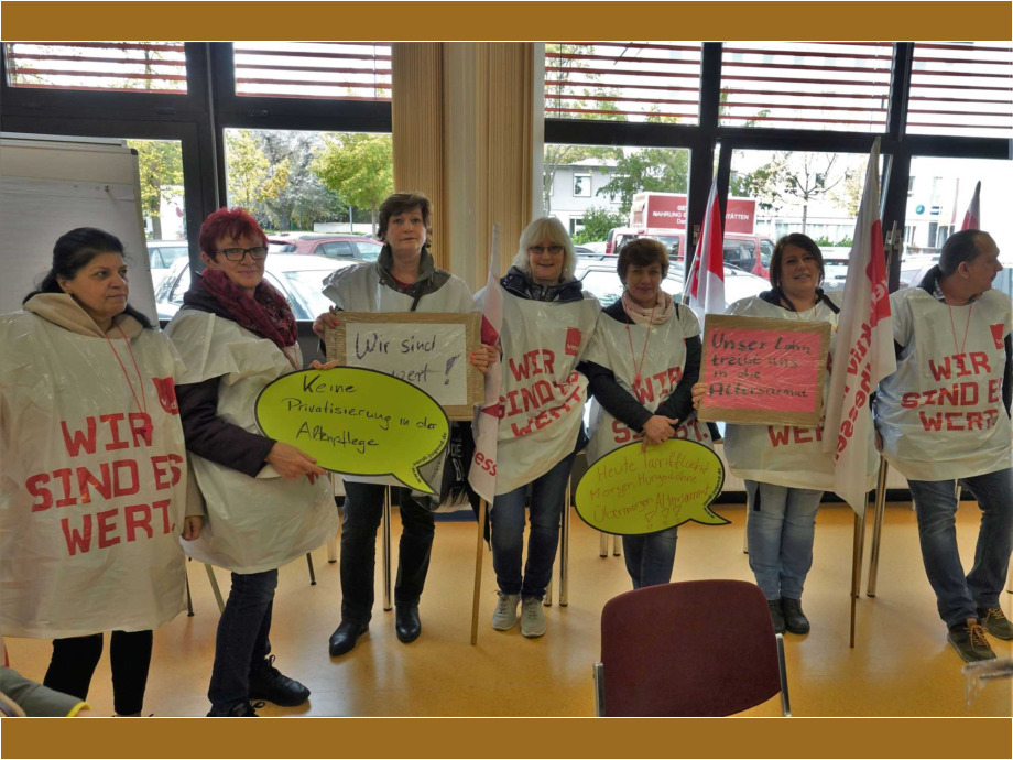 2019-10-19 Warnstreik Wohnpark Kranichstein