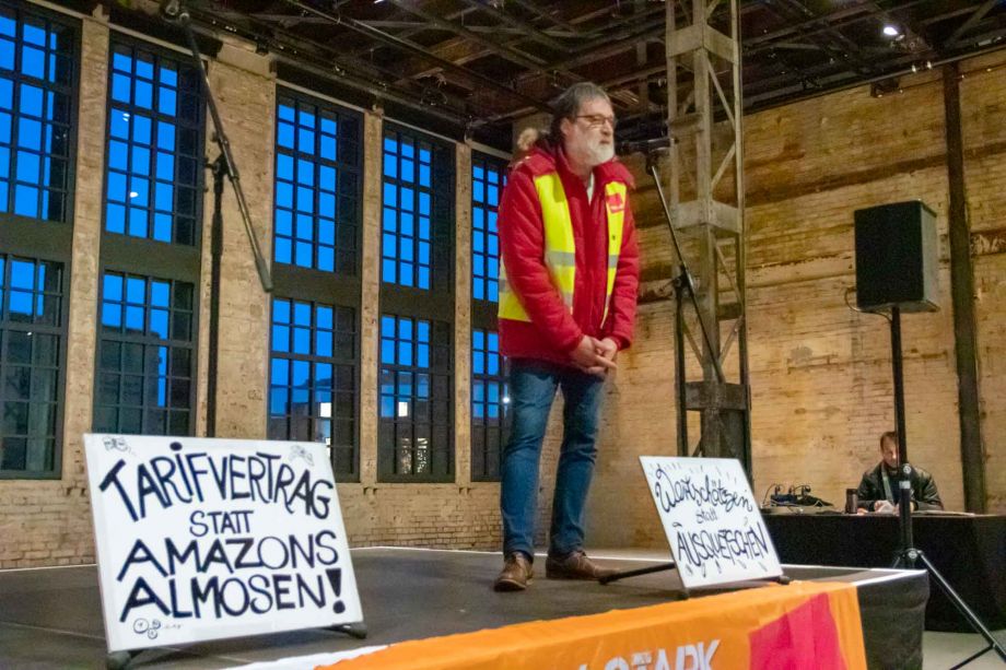 Streik Amazon Weihnachten 2022 Streik bei Amazon Bad Hersfeld vor Weihnachten Fototeam Hessen e.V.