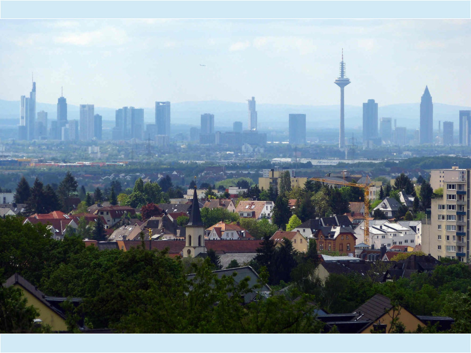 Skyline von Frankfurt a.M.
