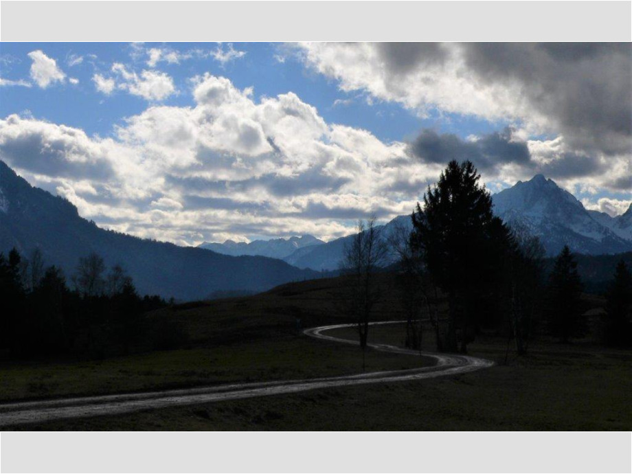 Blick in die Berge