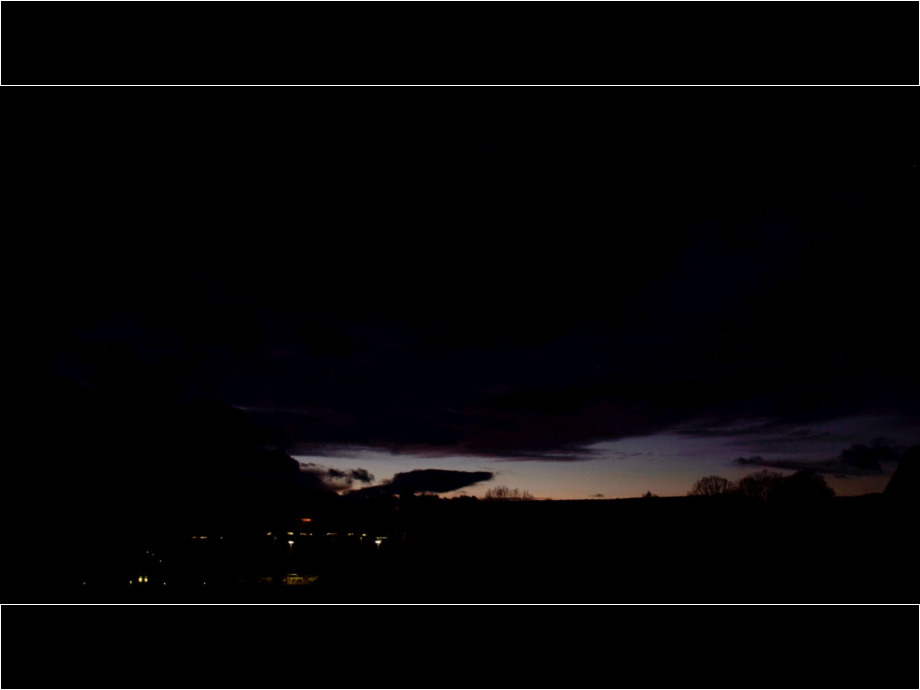 Der schwindende Tag Nachthimmel - Skyline Wetterau