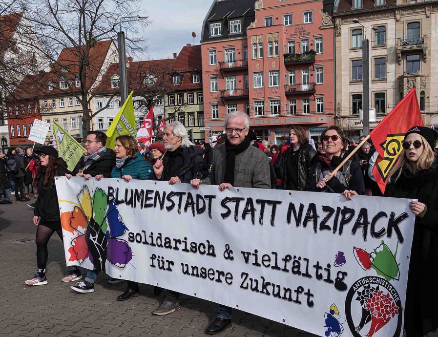 #Nichtmituns - 18.000 demonstrieren am 15. Februar 2020 in Erfurt gegen Pakt mit rechts #Nichtmituns - 18.000 demonstrieren am 15. Februar 2020 in Erfurt gegen Pakt mit rechts