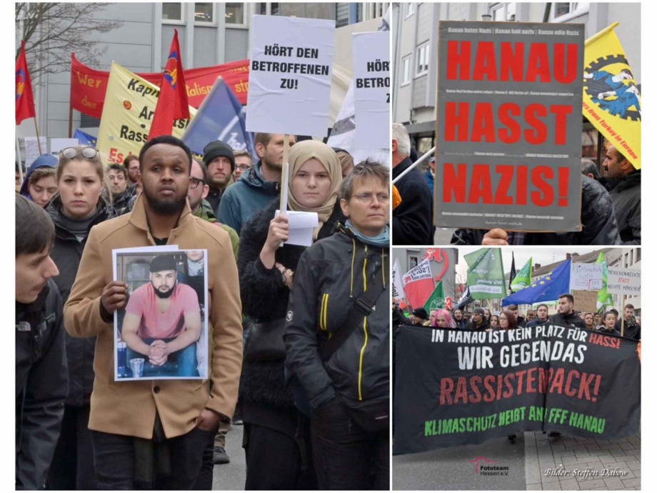 Solidarität statt Spaltung - Trauer um die Opfer der rassistschen Morde am 19. Janaur 2020 in Hanau Solidarität statt Spaltung - Trauer um die Opfer der rassistschen Morde am 19. Janaur 2020 in Hanau