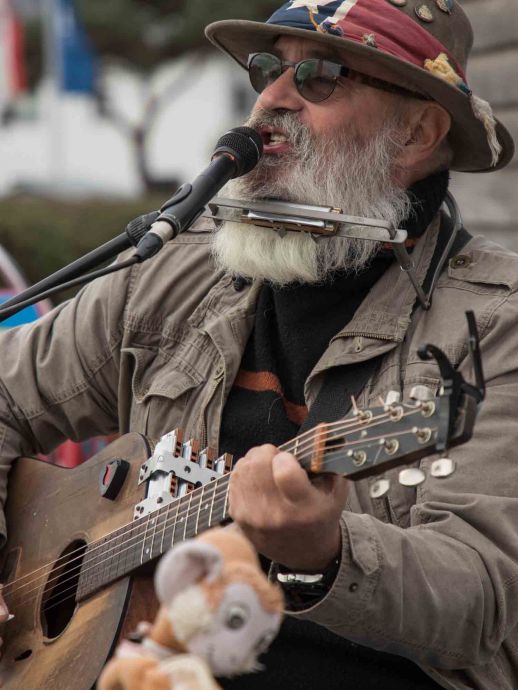 Straßenmusiker Hugo