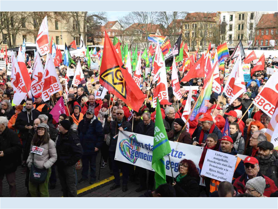 #Nichtmituns - 18.000 in Erfurt gegen Pakt mit rechts #Nichtmituns - 18.000 demonstrieren am 15. Februar 2020 in Erfurt gegen Pakt mit rechts