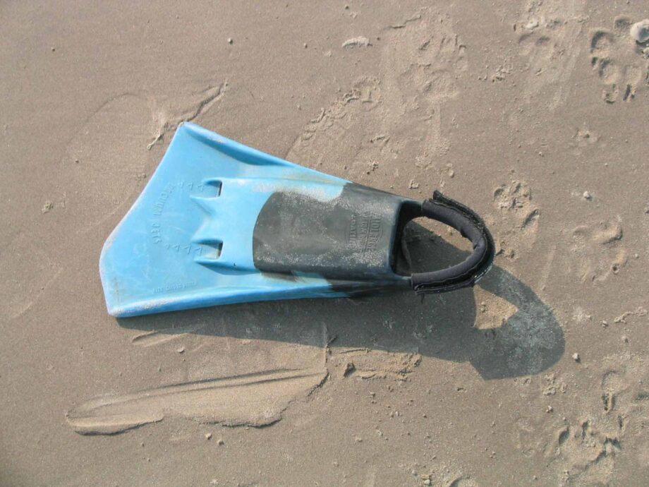 Lonely Blue Boot