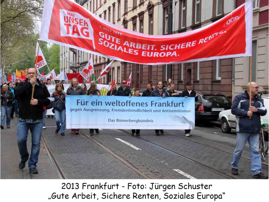 Rückblick auf gewerkschaftliche Mai-Veranstaltungen in Hessen und anderswo
